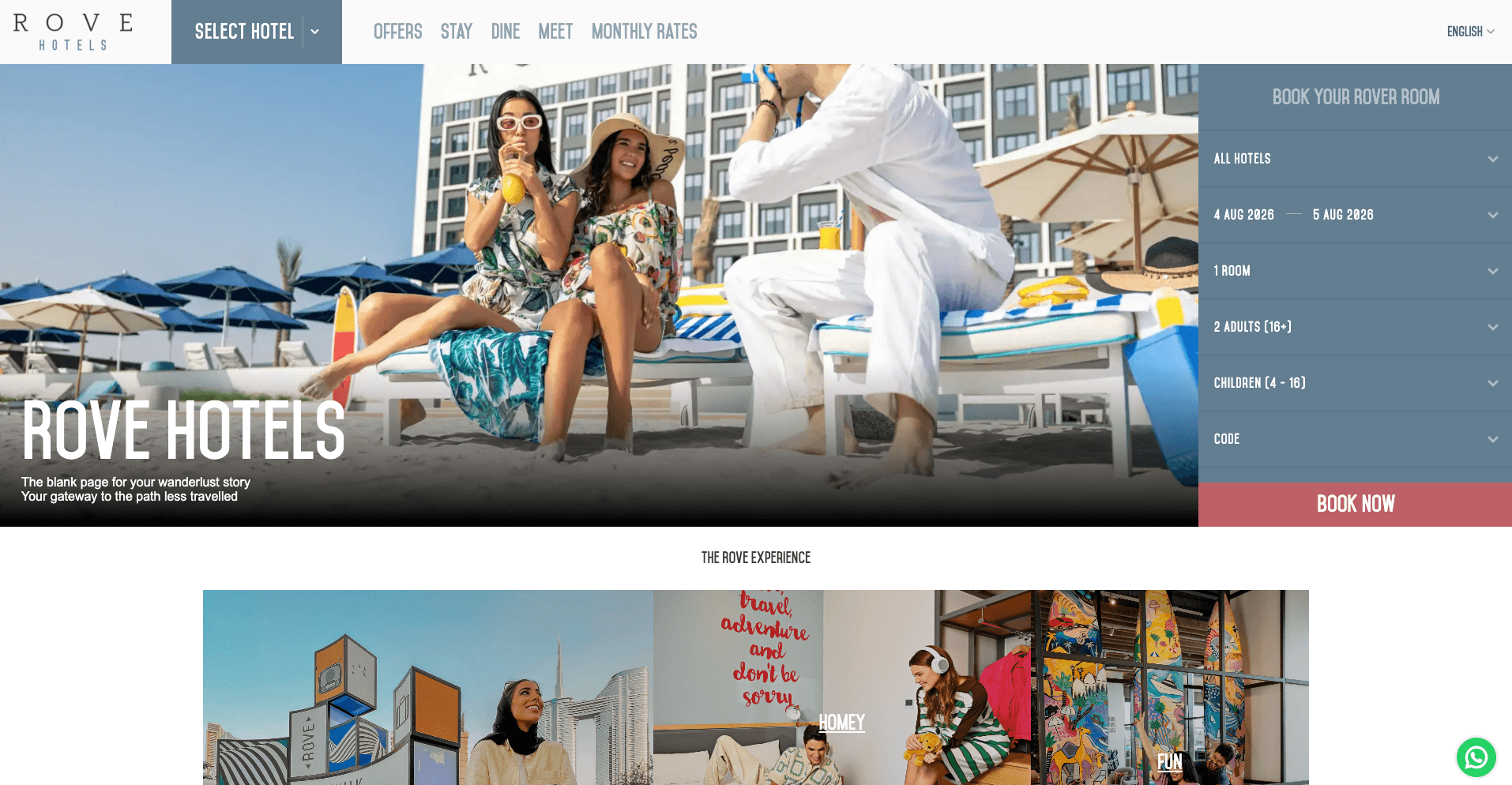 Rove Hotels — Hospitality