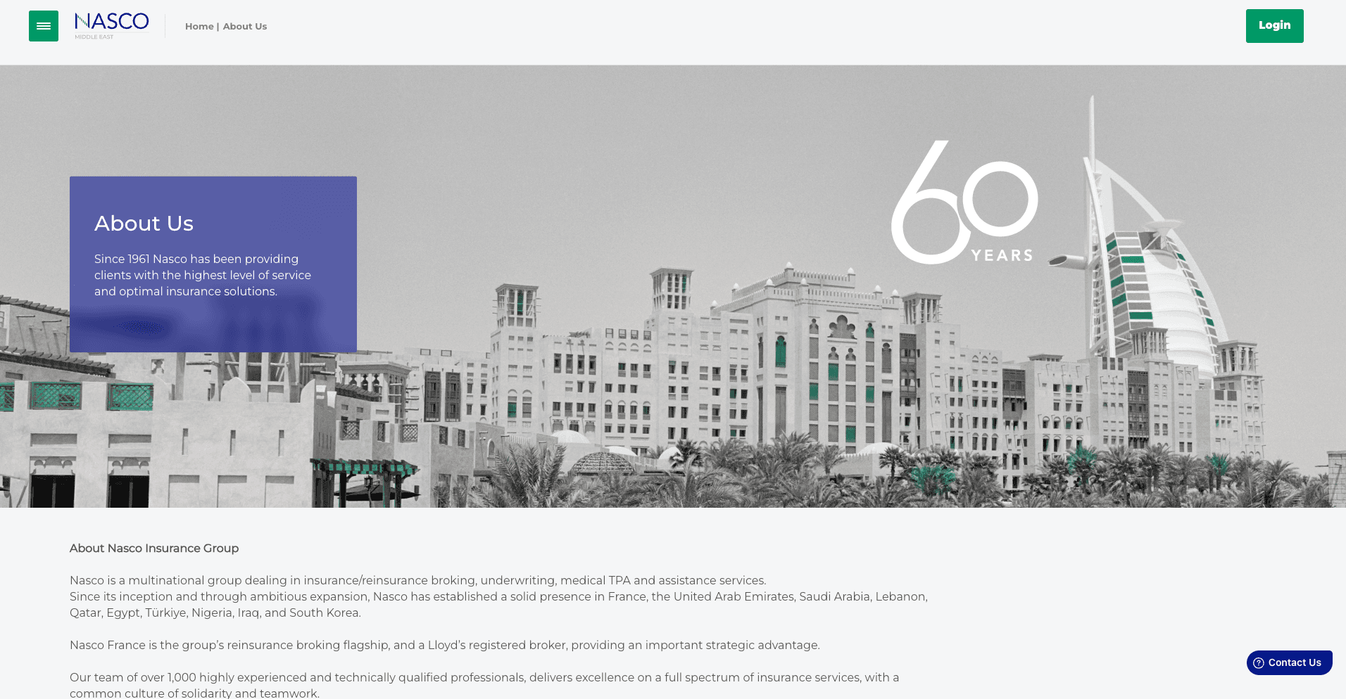 Nasco — Insurance