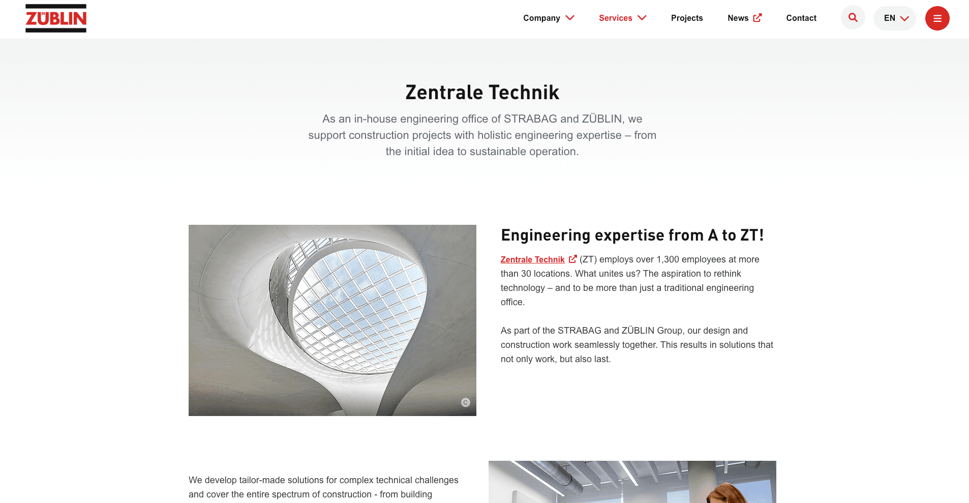 Zublin — Construction